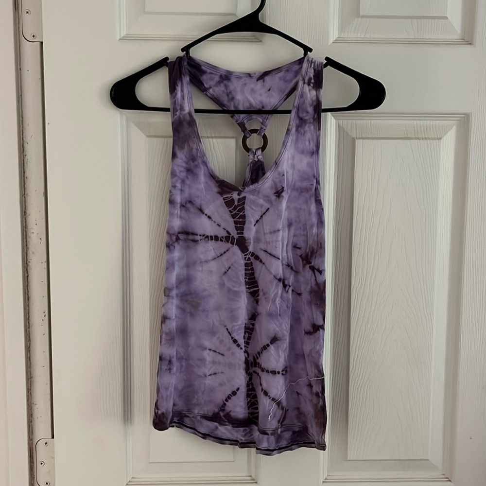 Racer back tie dye tank